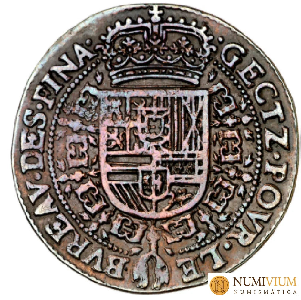 1644. Felipe IV. Amberes. Oficina Imperial de Finanzas. Confianza en Dios. Jetón. Jetón