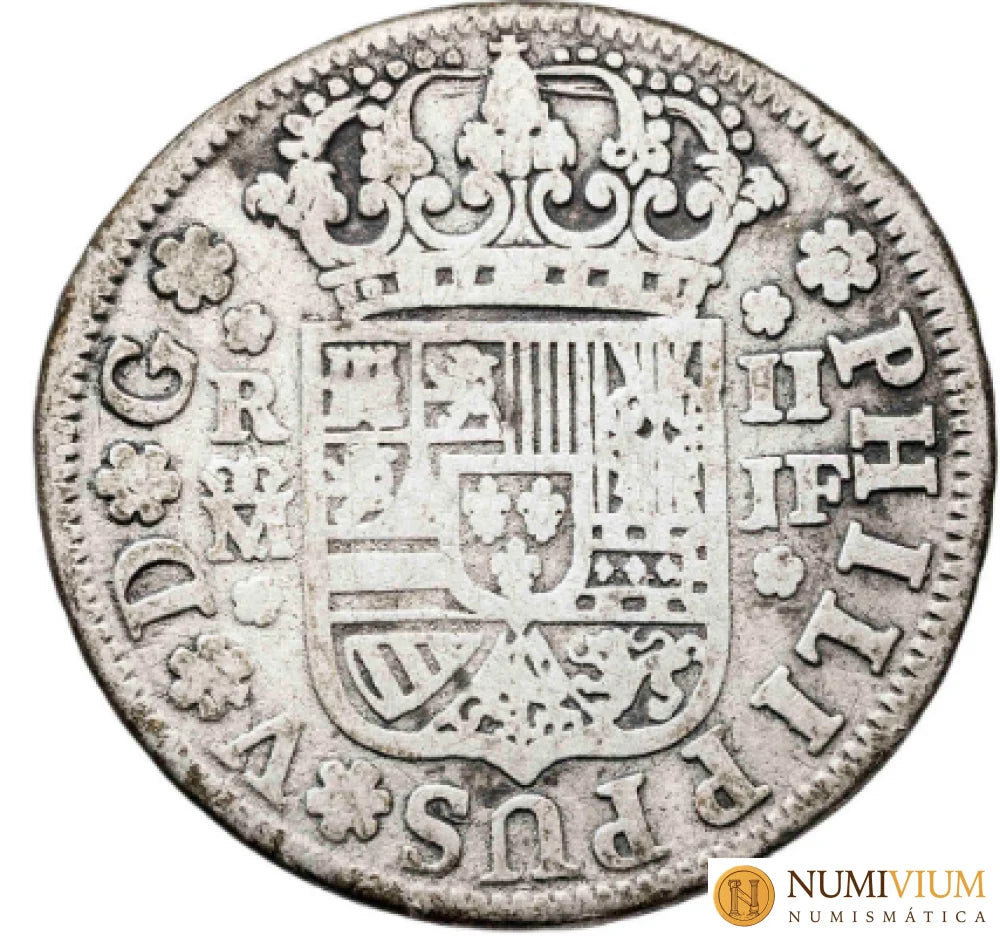 1737. Felipe V. Madrid. JF. 2 reales.