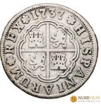 1737. Felipe V. Madrid. JF. 2 reales.