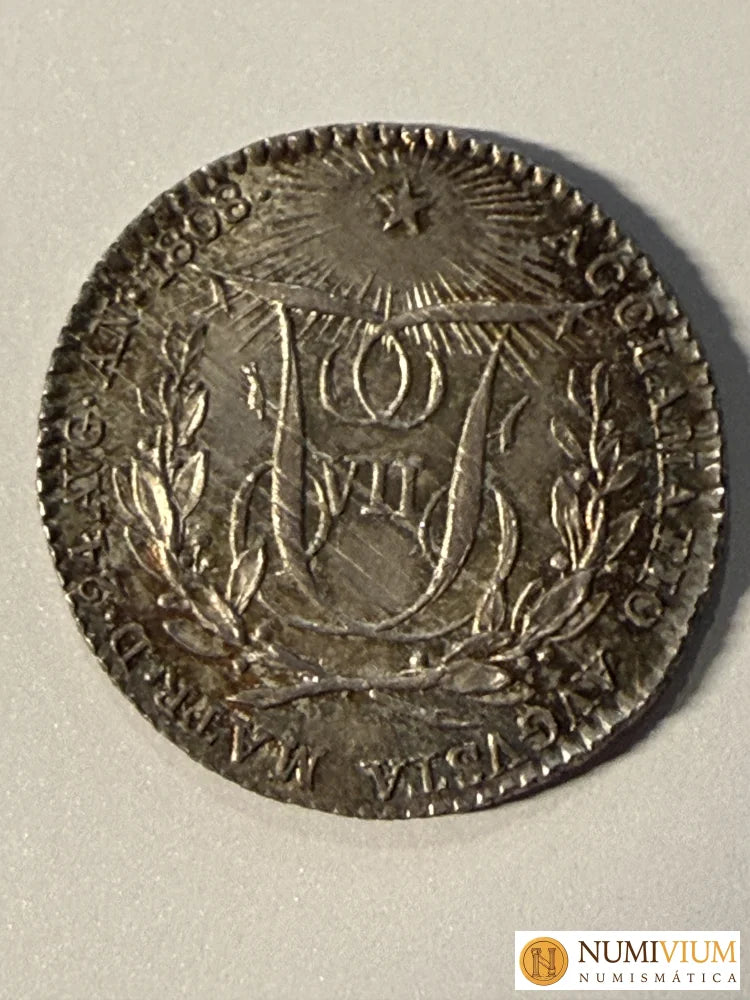 1808. Fernando VII. Madrid. Medalla de Proclamación. Módulo 1 real.