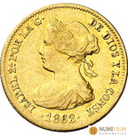1862/1. I1862/1. Isabel II. Madrid. 20 reales. RARA