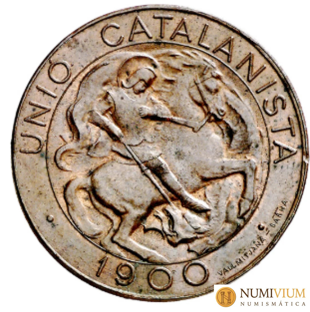 1900. Unió Catalanista. Barcelona. Vallmitjana. 10 céntimos. EBC