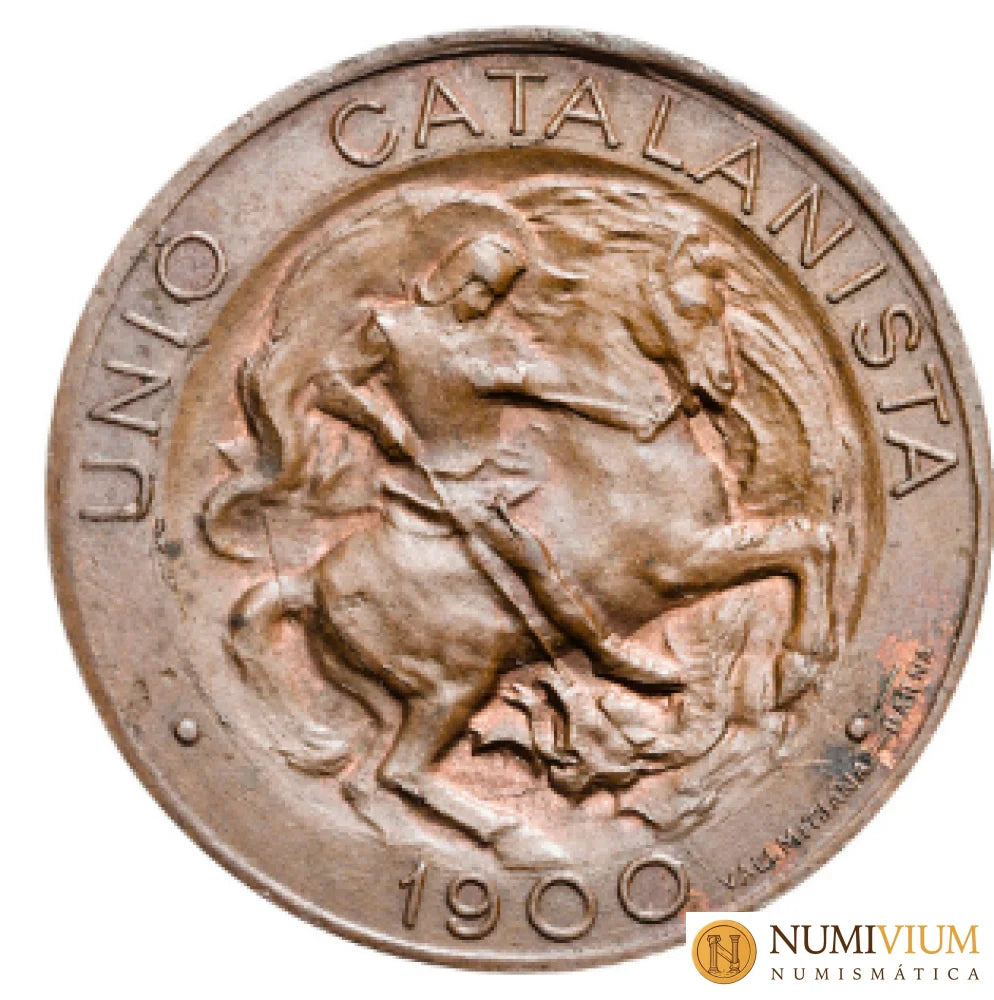 1900. Unió Catalanista. Barcelona. Vallmitjana. 5 céntimos. MBC+