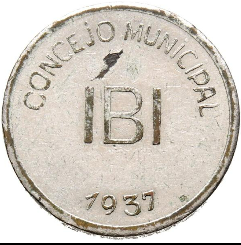 Consejo Municipal de IBI (Alicante). Muy escasa. Certificada