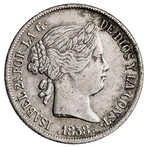 Isabel II. Madrid. 4 reales. 1858. MBC-MBC