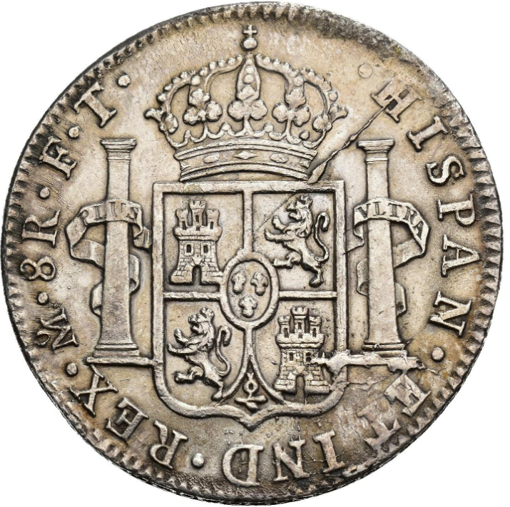 CHARLES IV. 8 reales. 1803. Mexico. FT. MBC+
