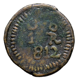 FERNANDO VII (1808-1833). 1 Real. 1812. Morelos. MBC-