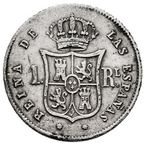 Isabella II (1833-1868). 1 real. Seville 1855. (Cal-325). MBC