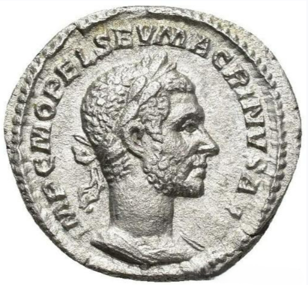 MACRINO (padre de Diadumeniano y tan breve como él). Denario. Roma (217). EBC-. Escasa