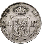 Isabel II. Madrid. 4 reales. 1858. MBC-MBC