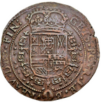 Carlos II (1665-1700). Jetón. 1685. Bruselas.