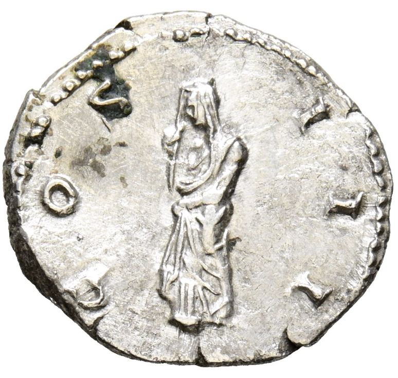 ADRIANO (117-138). Denario. RIC 846. MBC+