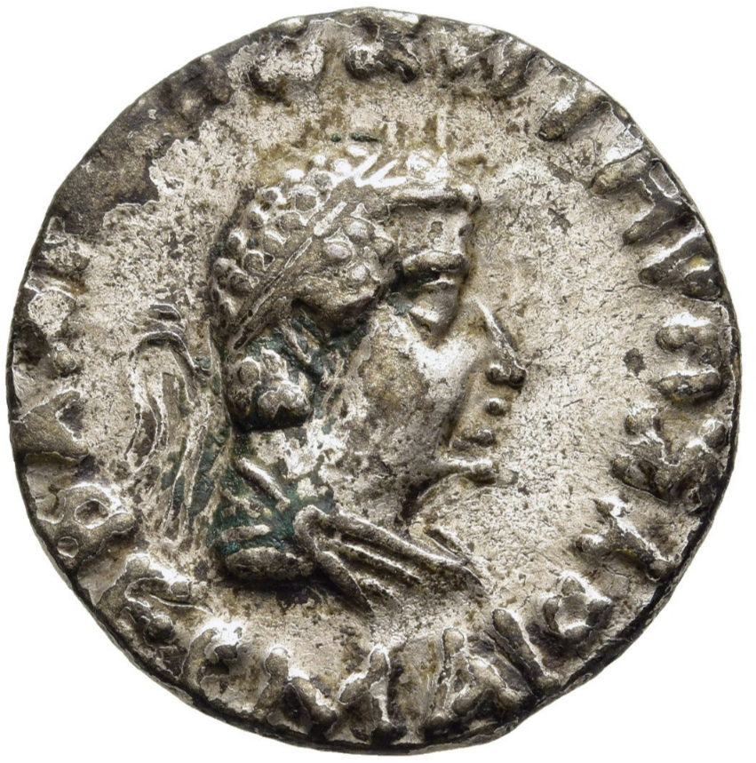 Kings of Bactria. HERMAIOS SOTER (approx. 105-90 BC). Tetradrachm