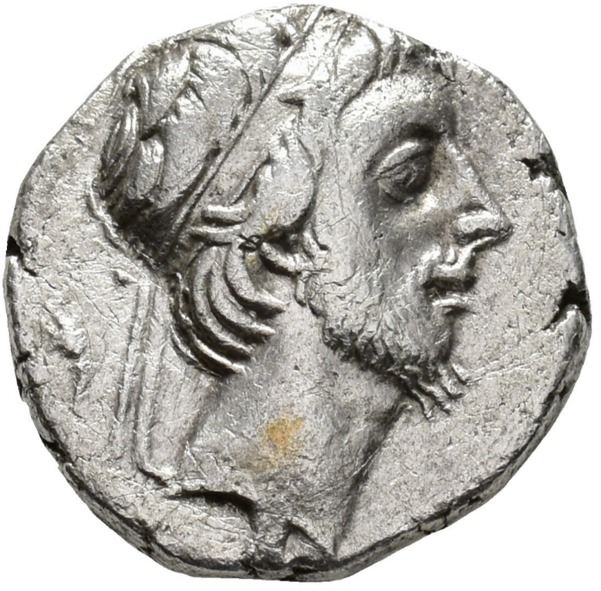 ARIOBARZANES III EUSEBES FILORROMANO (52-42 a.C.) Dracma. MBC-