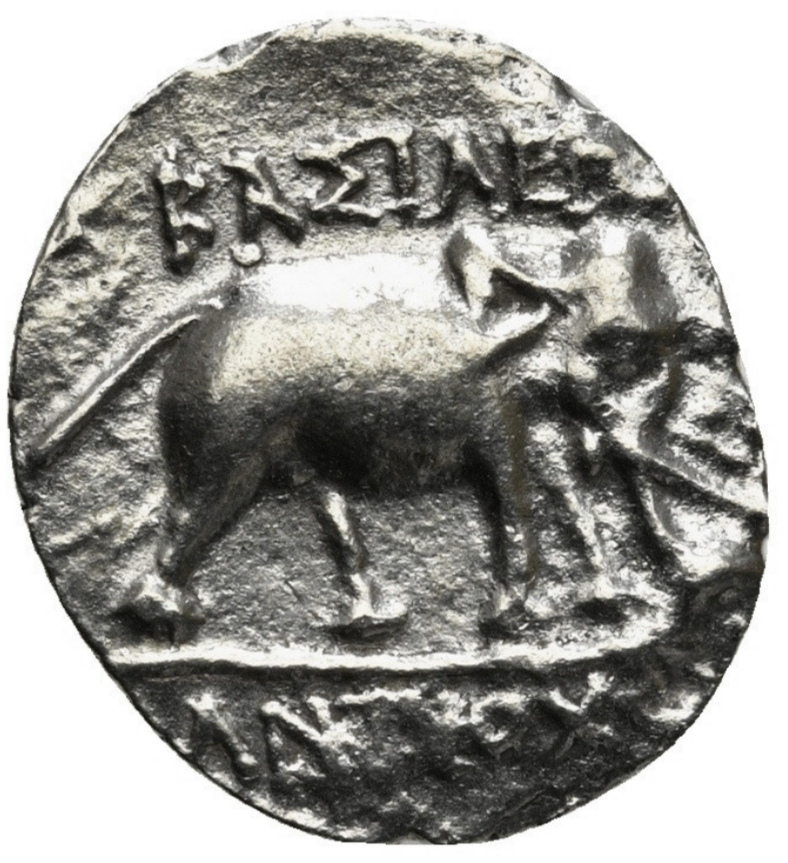 ANTÍOCO III "el Grande". (222-187 a.C.). Dracma. Elefante. Estupendo ejemplar. REY 6