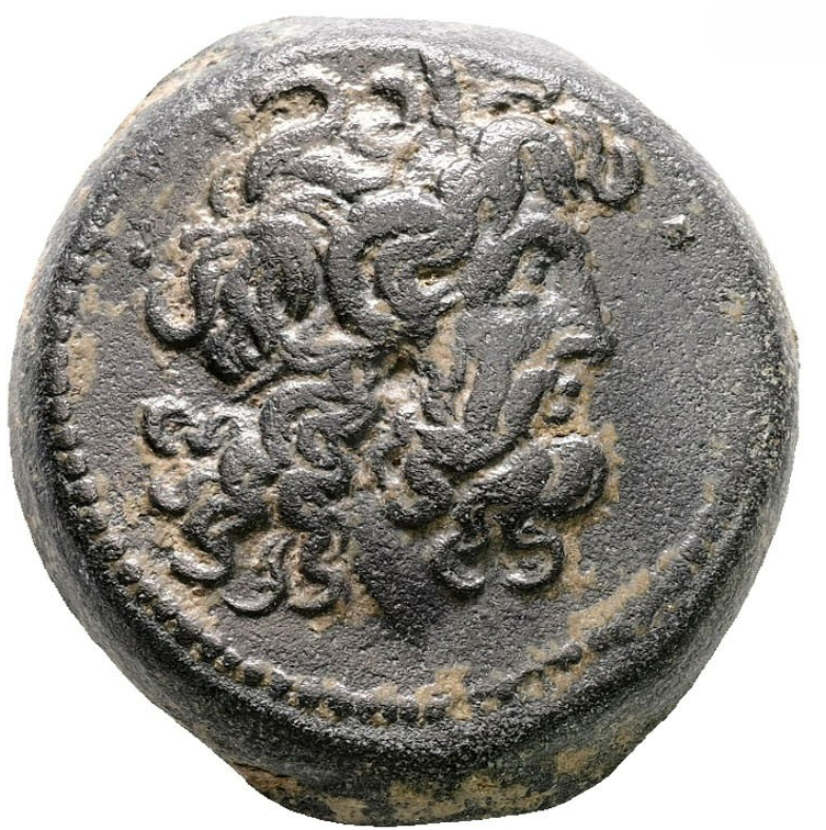 REINO PTOLEMAICO DE EGIPTO. Chipre. Ptolomeo VI Filométor (180-145 a.C.). Bronce.