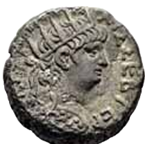 Nerón. Egipto-Alejandría. Tetradracma. (65-66 a.C.). MBC. Tono.