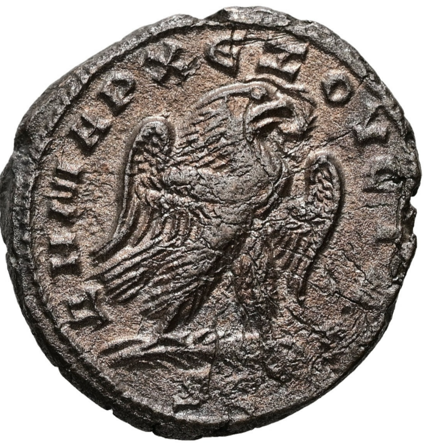 HERENIO ETRUSCO (249-251 d.C.). Tetradracma. Plata. Rara