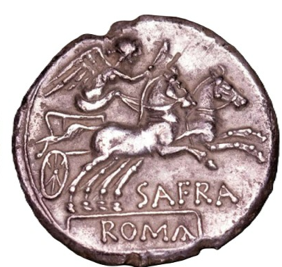 GENS AFRANIA. Spurius Afranius. Denario. Roma. 150 a.C. EBC