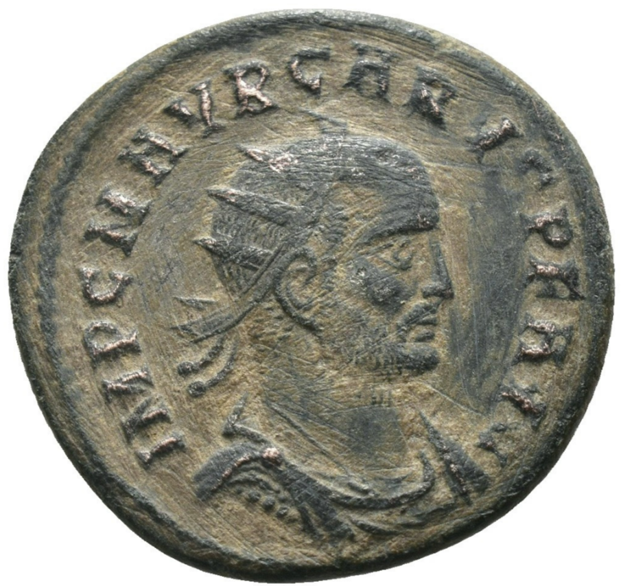 CARUS (282-283 d.C.). Antoniniano de bronce. Antioquía.