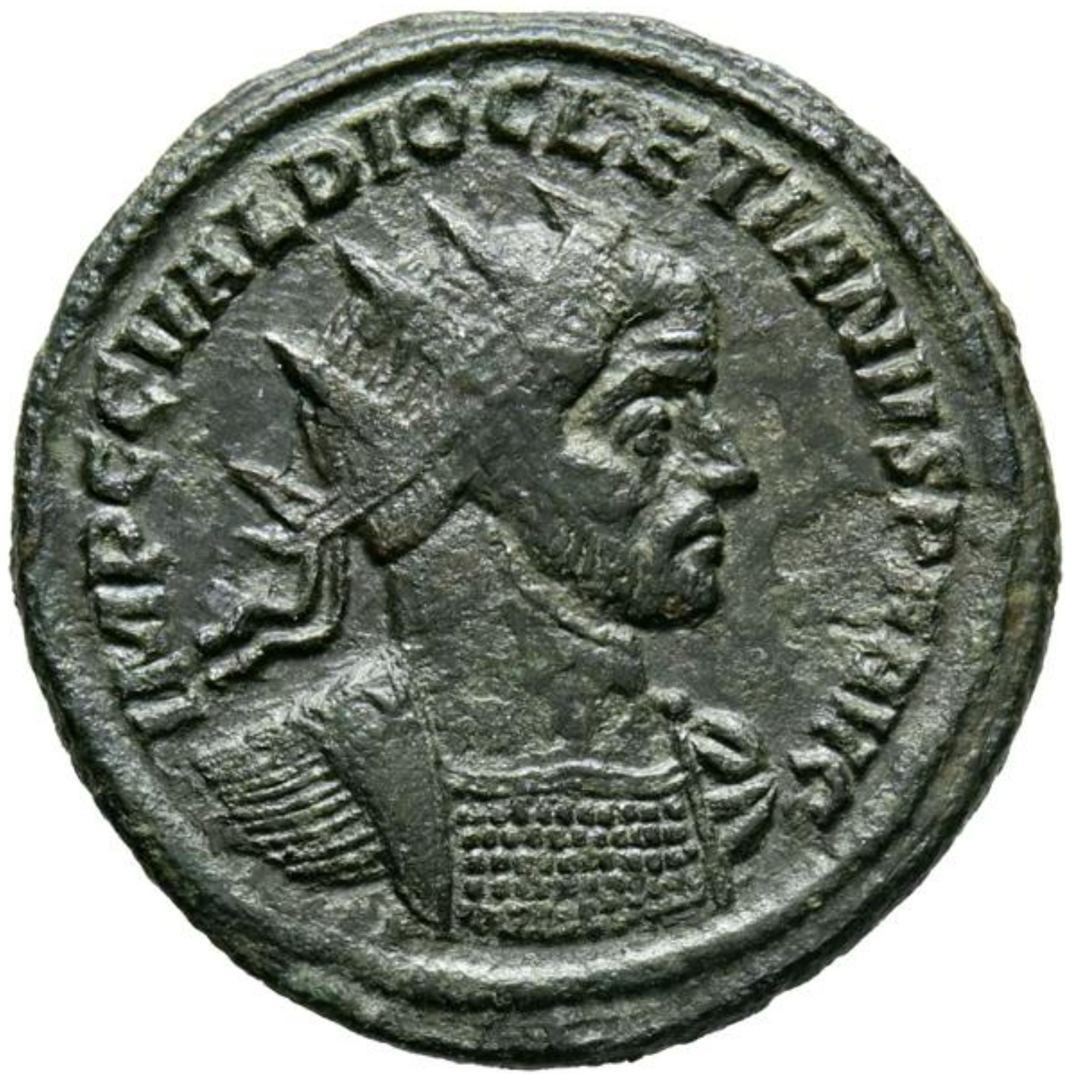 DIOCLESIAN. Antoninian. 285 AD Ticinum. (RIC 222). MBC.