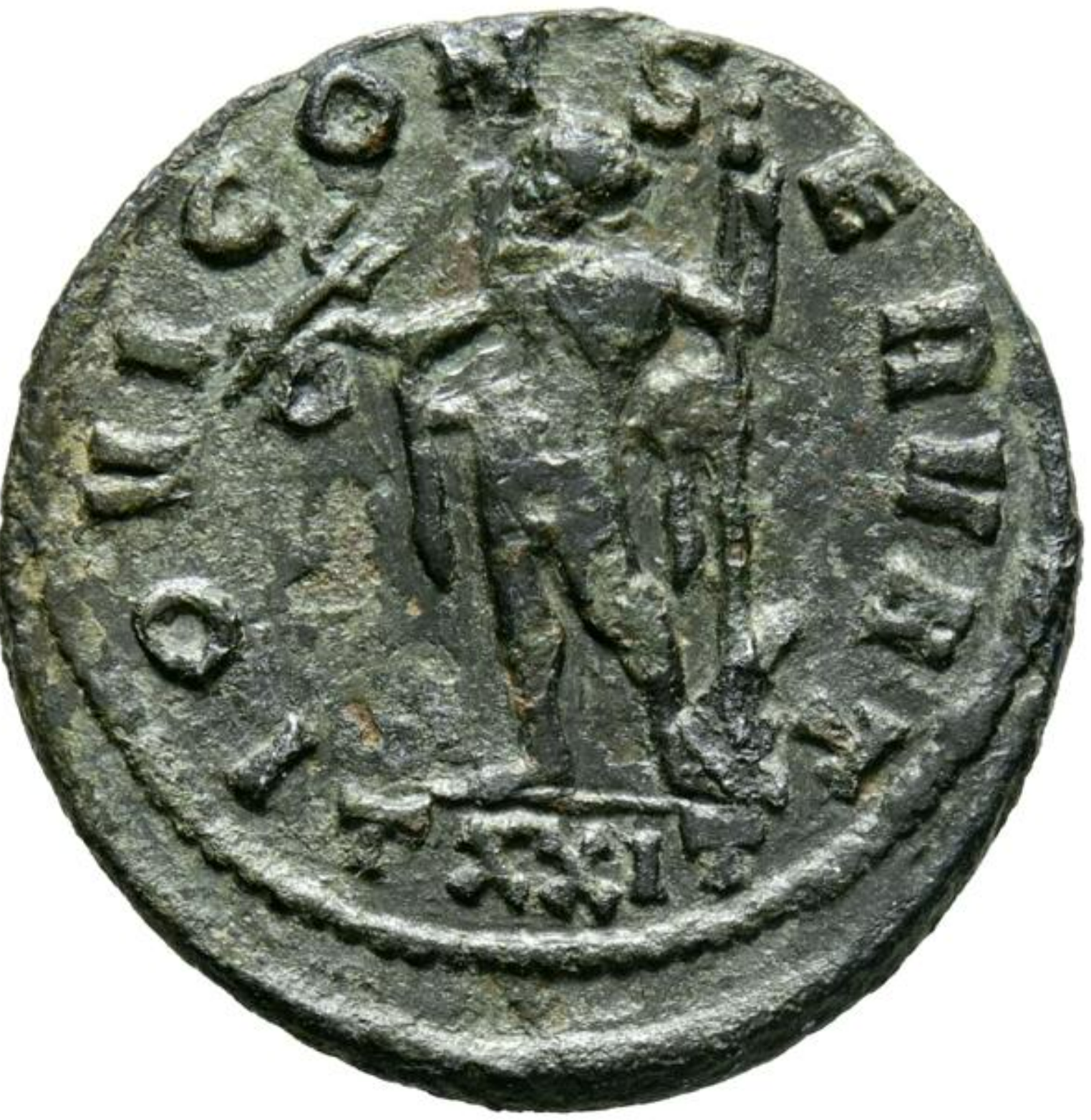 DIOCLESIAN. Antoninian. 285 AD Ticinum. (RIC 222). MBC.