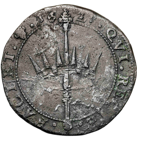 ISABEL AND ALBERT. Token. Brussels. 1621. MBC-/BC+