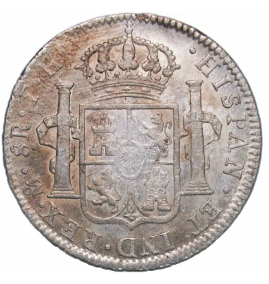 CHARLES IV. 8 Reales. Mexico TH. 1804