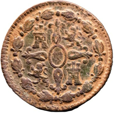 CHARLES IV. 4 Maravedís. Segovia. 1801.