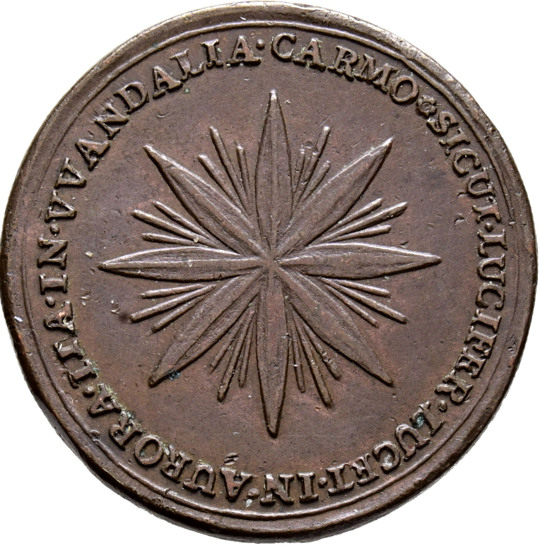 CHARLES IV (1788-1808). Proclamation Medal in Carmona (Seville). 1789. MBC+