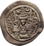 SASANIAN EMPIRE: HORMIZD IV (579-590 AD). Year 7. Drachma. MBC