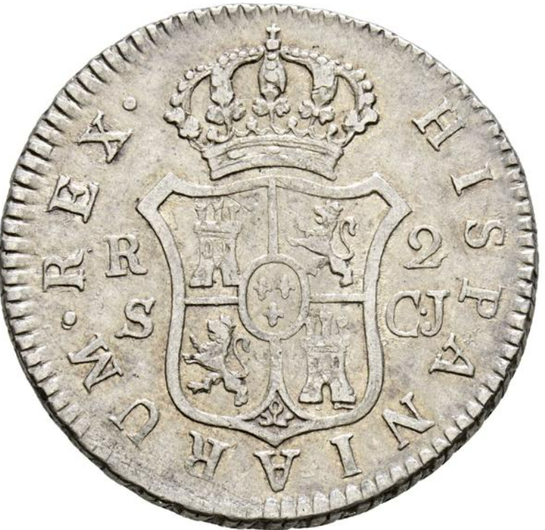 FERNANDO VII (1808-1833). 2 Reales. 1815. Sevilla CN. MBC+. Bella. Restos de brillo original.