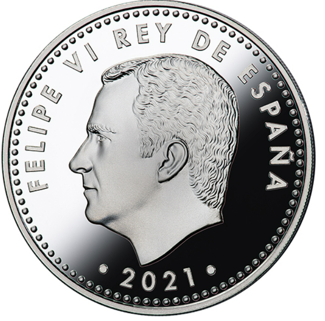 FNMT. 2021. 10€ silver. 800 years of Burgos Cathedral.