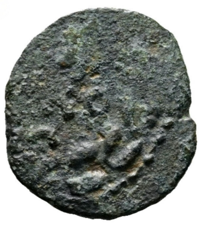 JUDEA. Prutah of Porcius Festus. (59-62 AD). Reign of Nero.