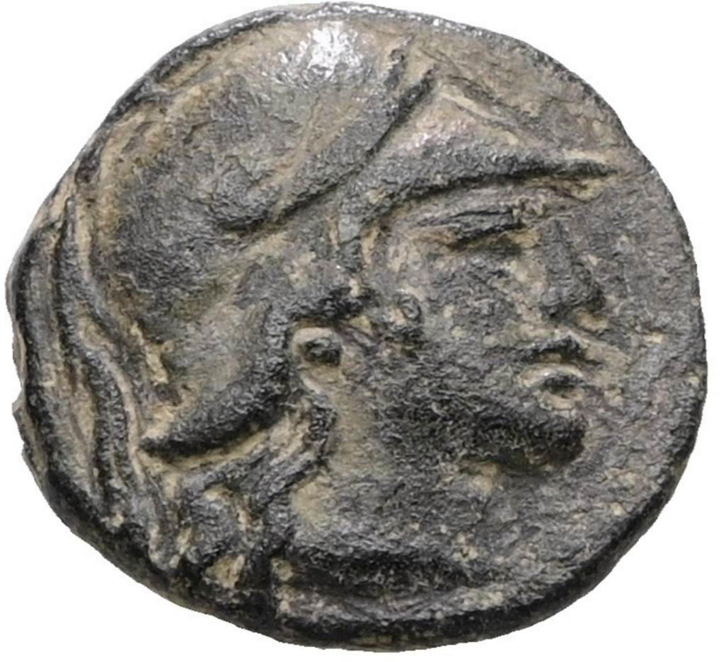 ANTÍOCO IX KYZIKENO (c. 113‑95 a. C.). AE. Ceca incierta en Siria o Fenicia.