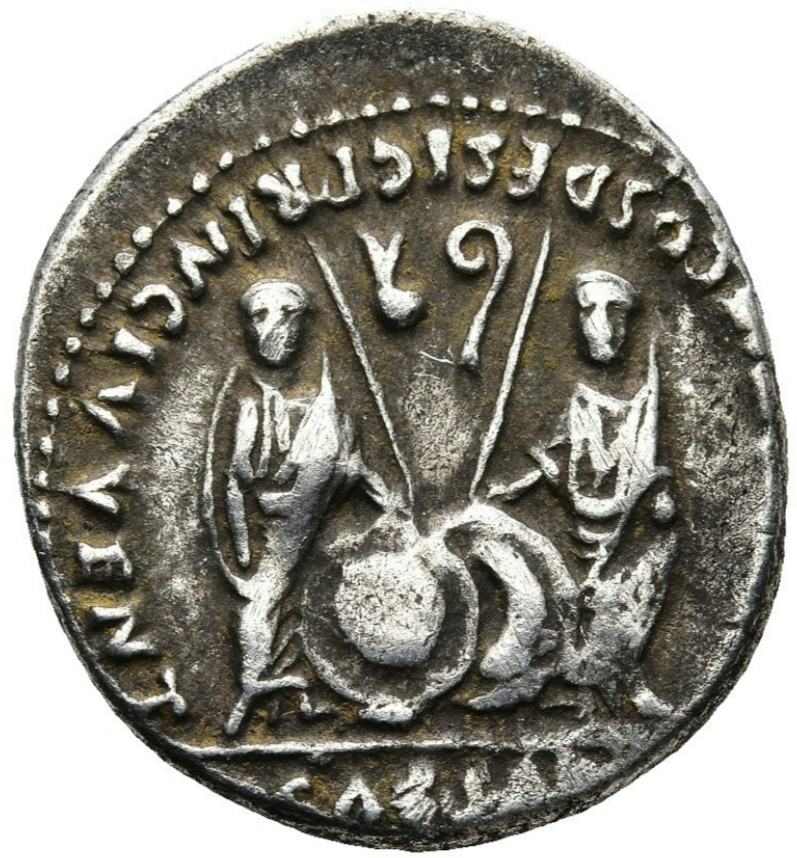 AUGUSTO (27 a.C.-14 d.C.). Lugdunum. Denario. RIC-207. MBC