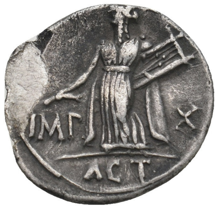 AUGUSTO (27 aC-14 dC). Denario. Lugdunum. RIC I-171a.