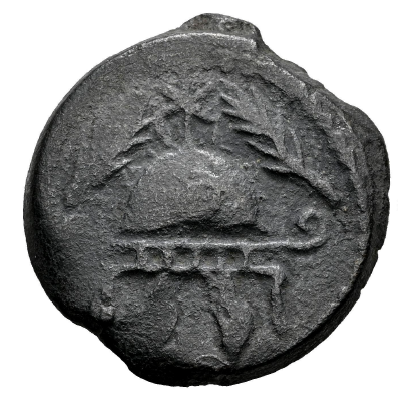 Judaea. Hasmoneo. HERODES I EL GRANDE. 8 Prutot. RY 3 = 40 BCE. Samaria