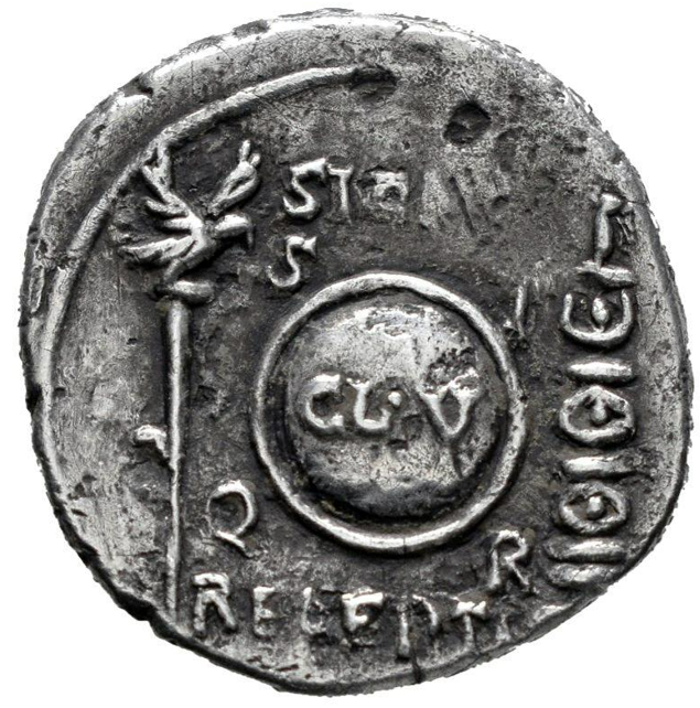 Augusto. Denario. 19 a.C. Colonia Patricia (Córdoba). RIC 86b. MBC