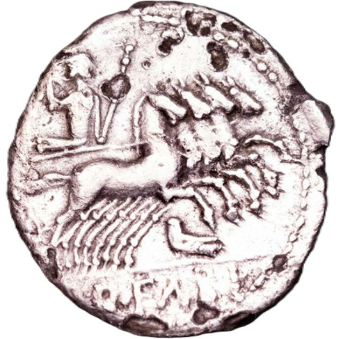 GENS FABIA. Q. Fabio Labión. Denario. 123 a.C.