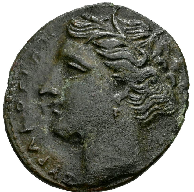 Sicilia. Siracusa. AE 20. 275-269 a.C. Tiempos de Hieron II. MBC+