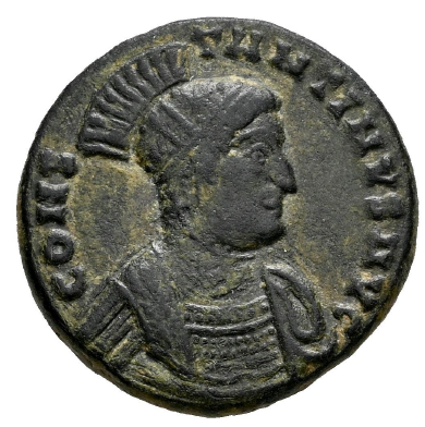 Constantino I. Follis. 319-320 d.C. Lugdunum. (Ric-VII 65). RARA