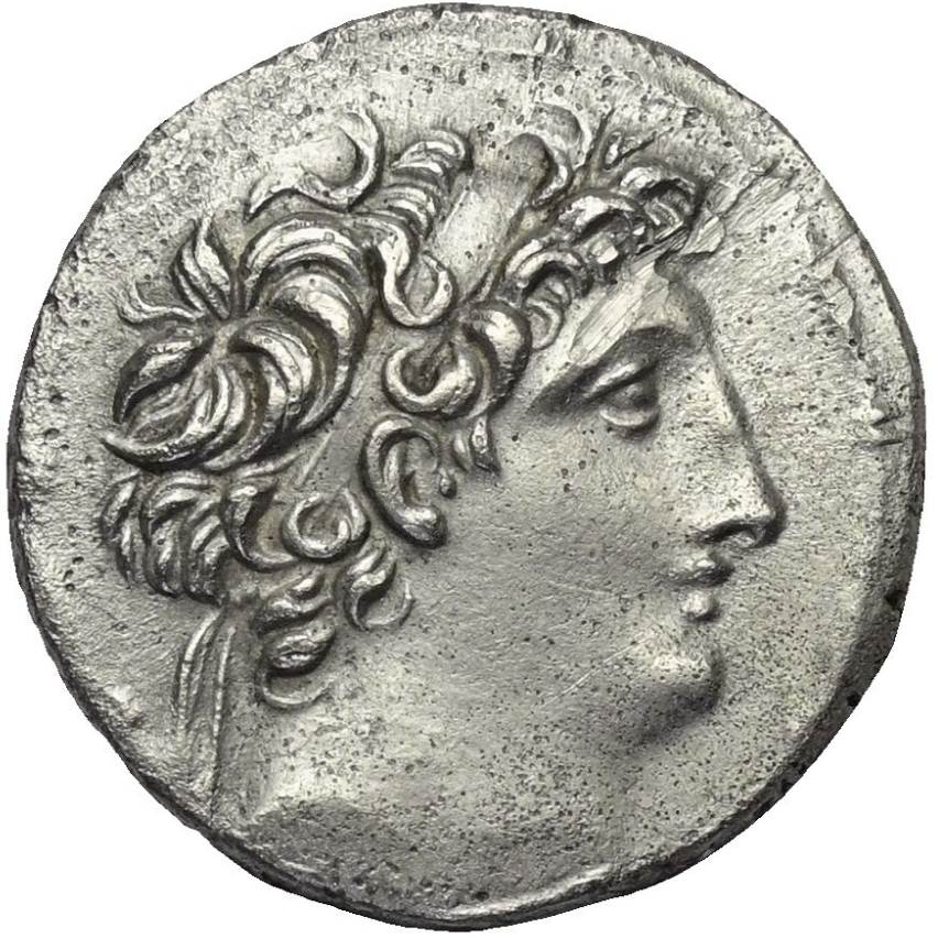 ANTÍOCO VIII EPÍFANES. (121-96 a.C.). Tetradracma. EBC. Bello