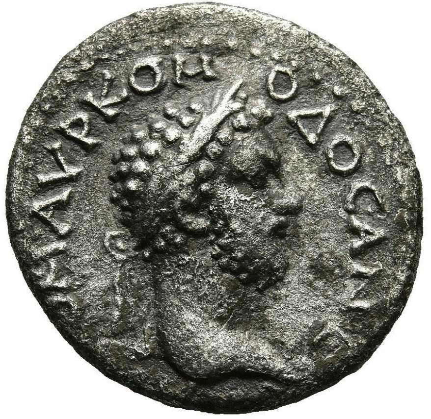 Capadocia. Cesarea. Cómodo (177-192 d.C.). Dracma. Fecha de reinado incierta.