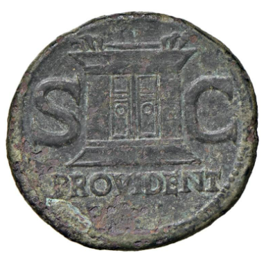 AUGUSTO (27 a.C.-14 d.C.) - Dupondio (restitución de Tiberio) RIC 81