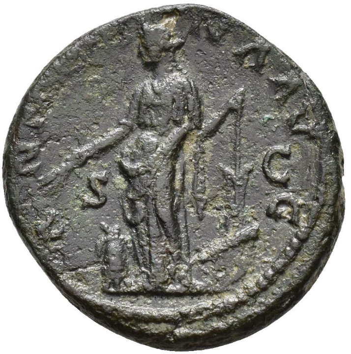 ADRIANO. Roma (133-135). As. RIC-2143