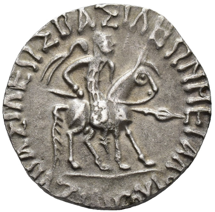 AZILISES (57-35 a.C.). Tetradracma. MBC+