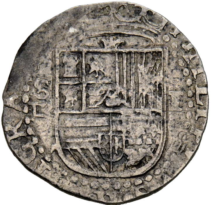 FELIPE II (1556-1598). 1 Real. Sevilla. Sin datar. MBC