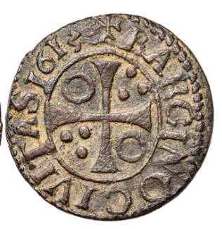Felipe III. 1/2 Croat. Barcelona. 1613