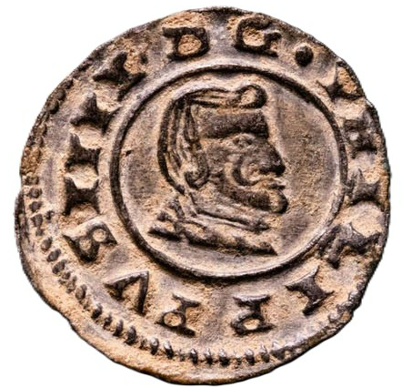 Felipe IV (1621-1665). 4 maravedís. Granada. 1663